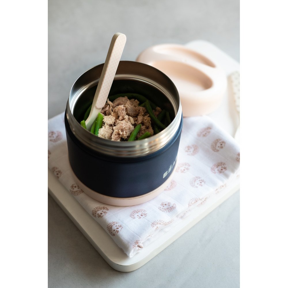 Термос Beaba для їжі 500 мл. рожевий/синій, арт. 912910 - Зображення 3