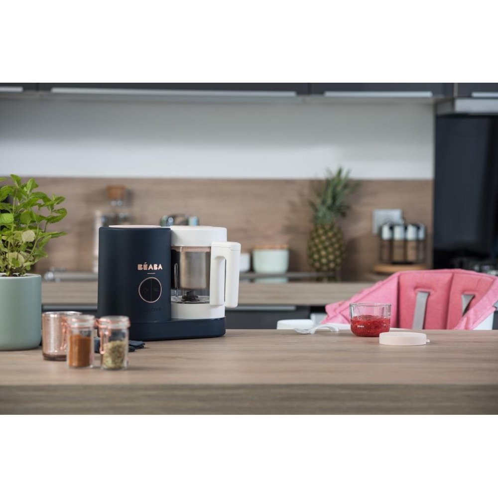 Пароварка - блендер Beaba Babycook Neo синій, арт. 912772 - Зображення 3
