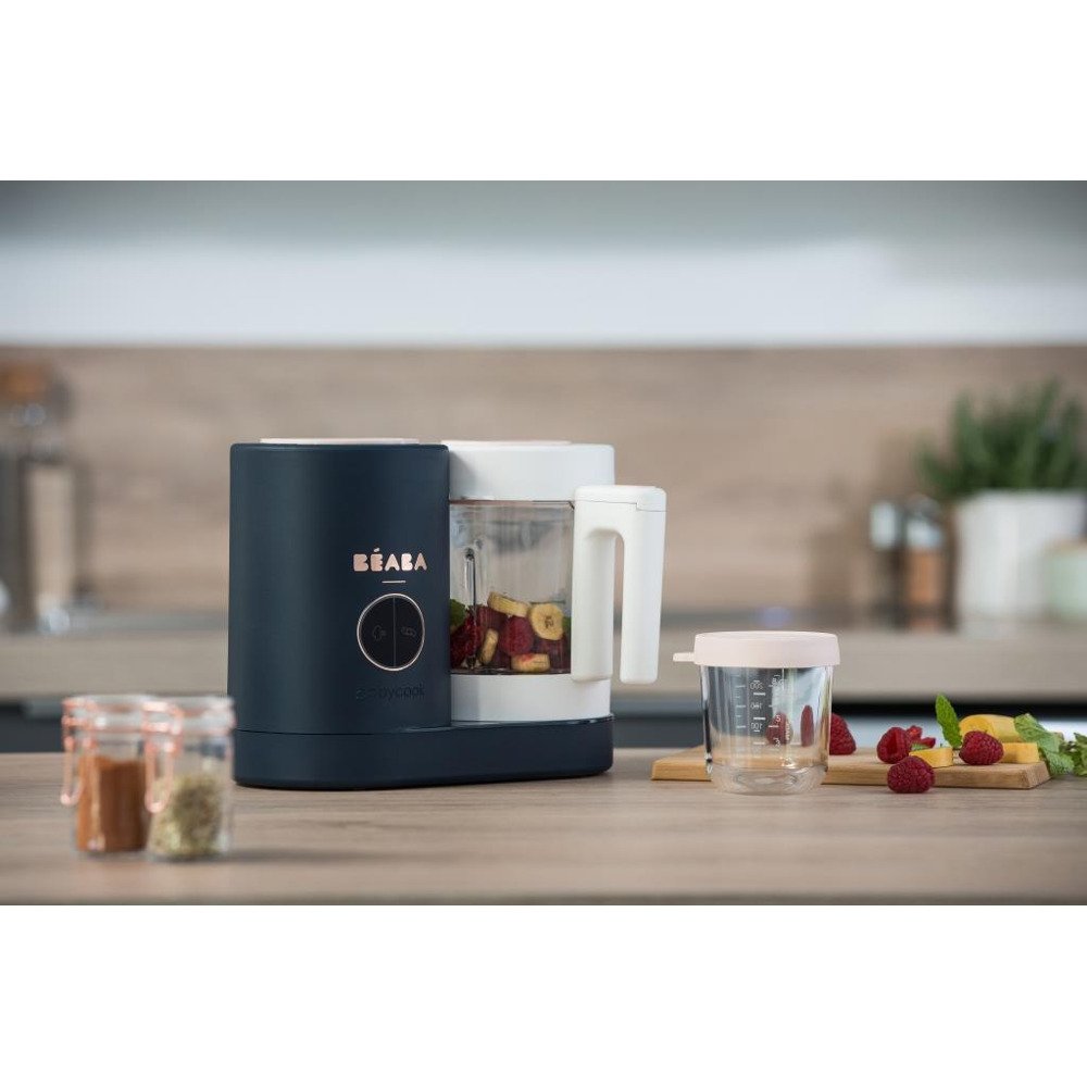 Пароварка - блендер Beaba Babycook Neo синій, арт. 912772 - Зображення 4