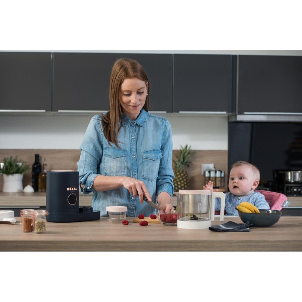 Пароварка - блендер Beaba Babycook Neo синій, арт. 912772 - Зображення 5