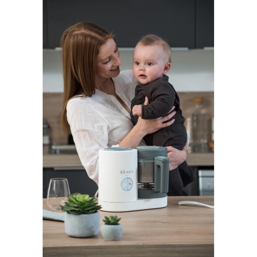 Пароварка - блендер Beaba Babycook Neo сірий/білий, арт. 912773 - Зображення 7