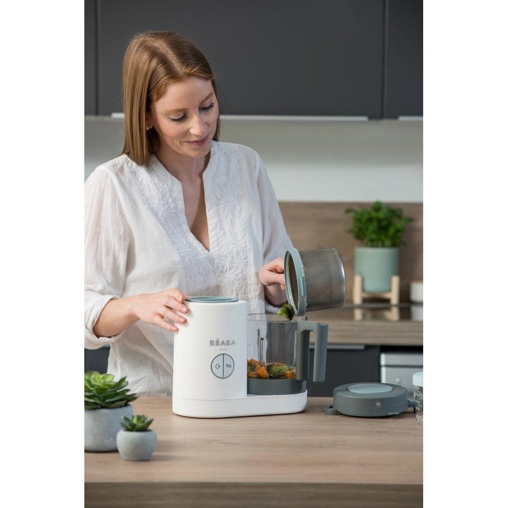 Пароварка - блендер Beaba Babycook Neo сірий/білий, арт. 912773 - Зображення 10
