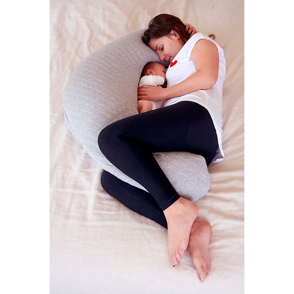 Подушка для вагітних і годування Beaba Big Flopsy heather grey, арт. 0508172 - Зображення 6