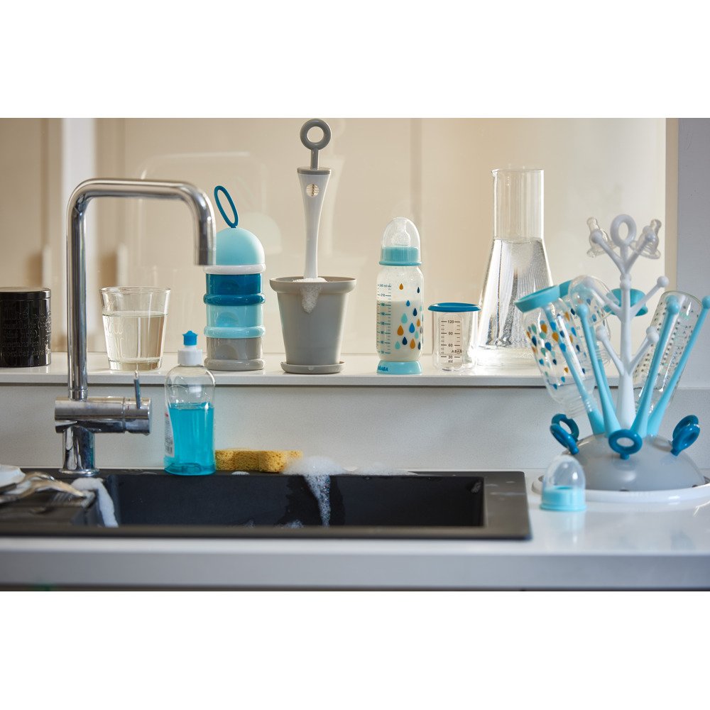 Бутылочка Beaba Rainbow 120 мл blue, арт. 911566 - Зображення 4