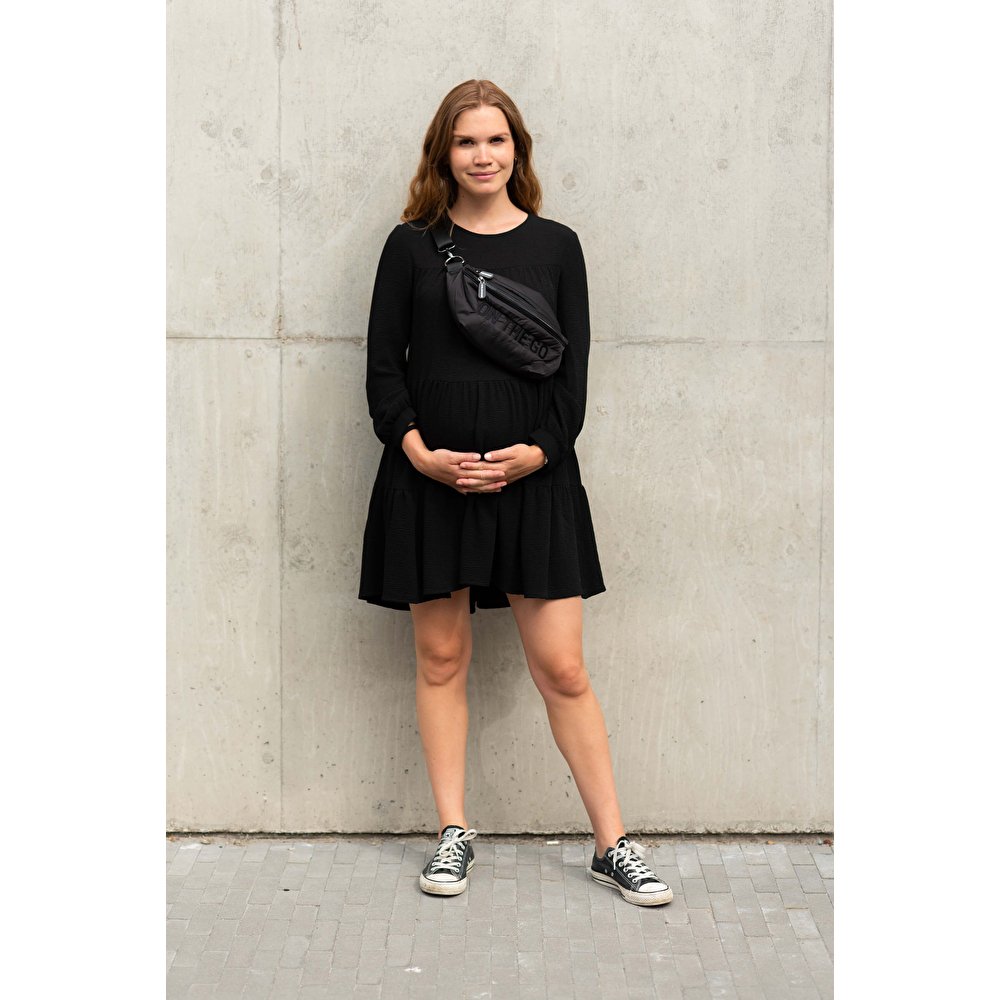 Сумка через плече Childhome Banana bag puffered black, арт. CWBANAPBL - Зображення 9