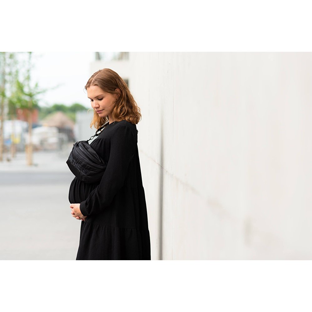 Сумка через плече Childhome Banana bag puffered black, арт. CWBANAPBL - Зображення 12