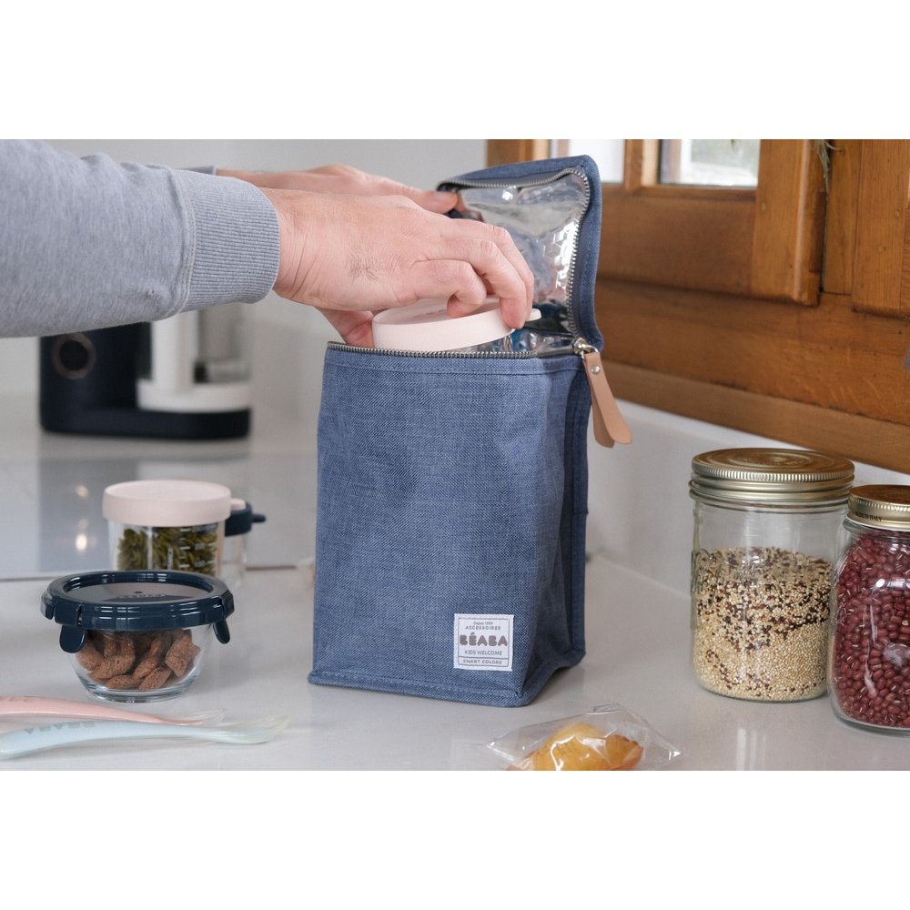 Сумка ізотермічна Beaba 2,8 л джинс, арт. 940257 - Зображення 5