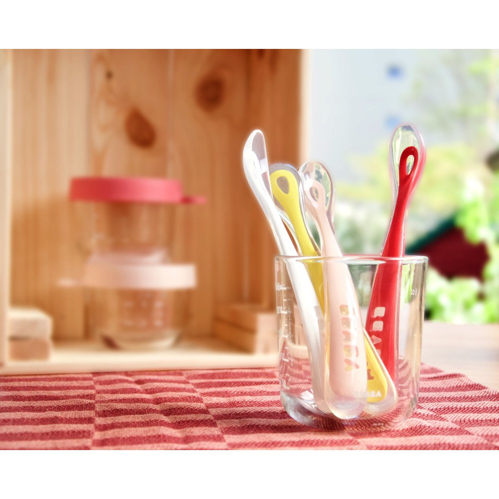 Набор эргономических ложек Beaba Bunny, арт. 913414 - Зображення 3