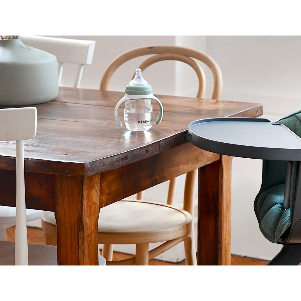 Поїльник Beaba навчальний 2 в 1 210 мл зелений, арт. 913531 - Зображення 5