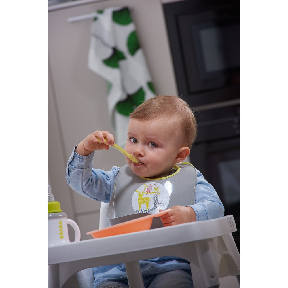 Нагрудник Beaba Bunny серый, арт. 913405 - Зображення 5