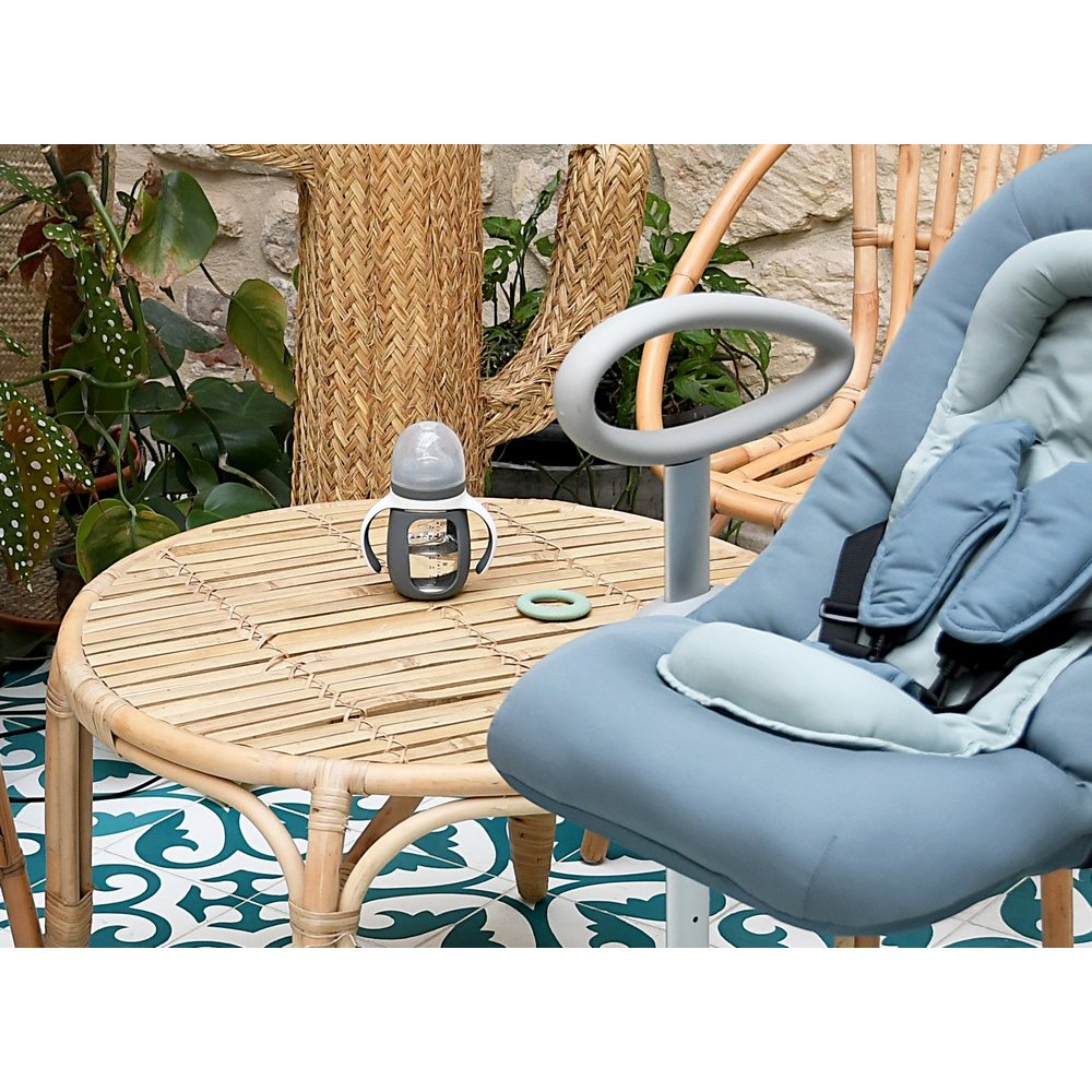 Поїльник Beaba навчальний склянний 2 в 1 210 мл сірий, арт. 913538 - Зображення 3