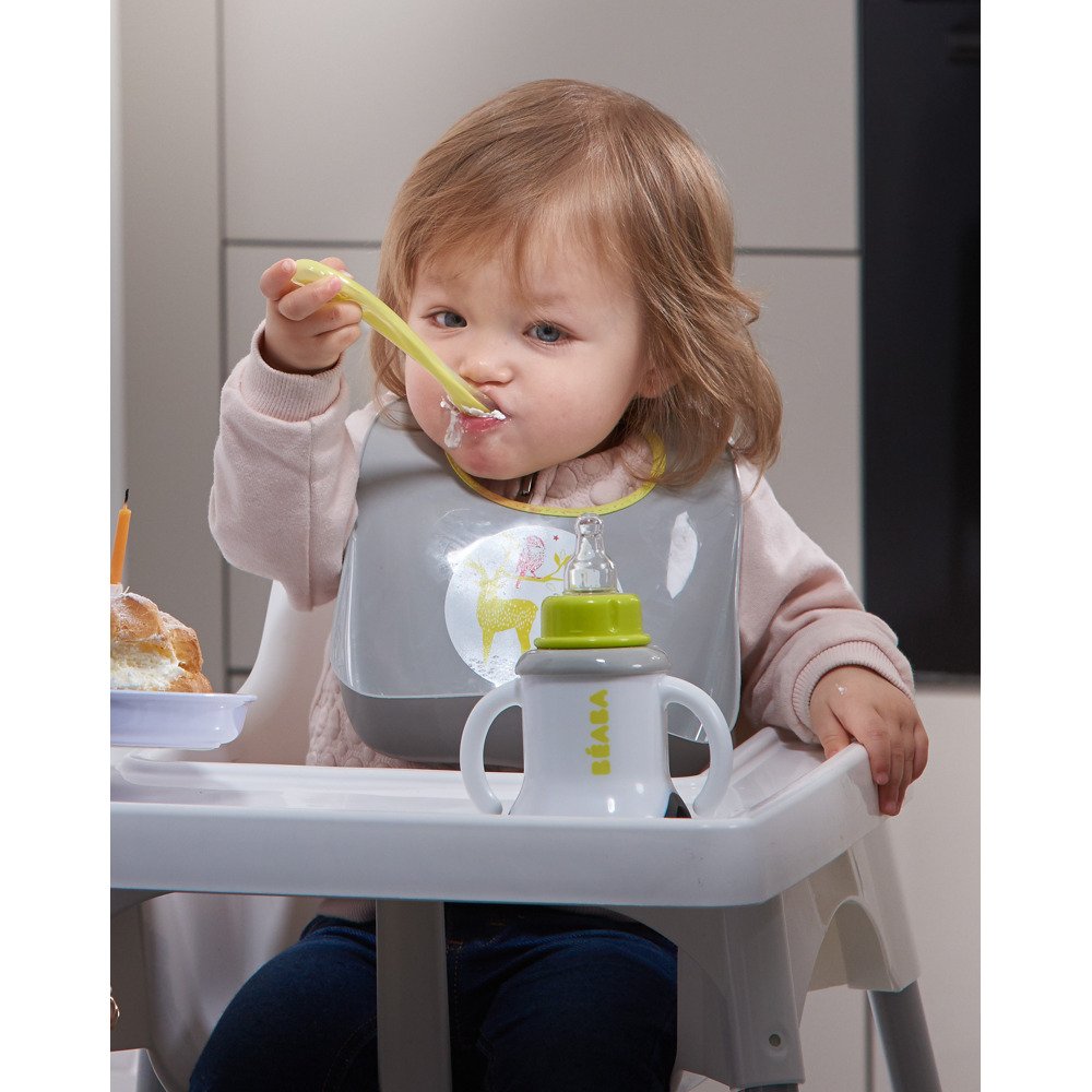 Нагрудник Beaba Bunny серый, арт. 913405 - Зображення 6