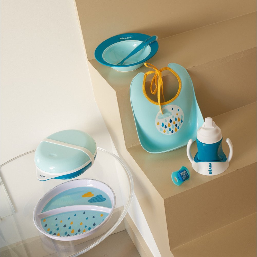 Нагрудник Beaba Rainbow blue, арт. 913404 - Зображення 2