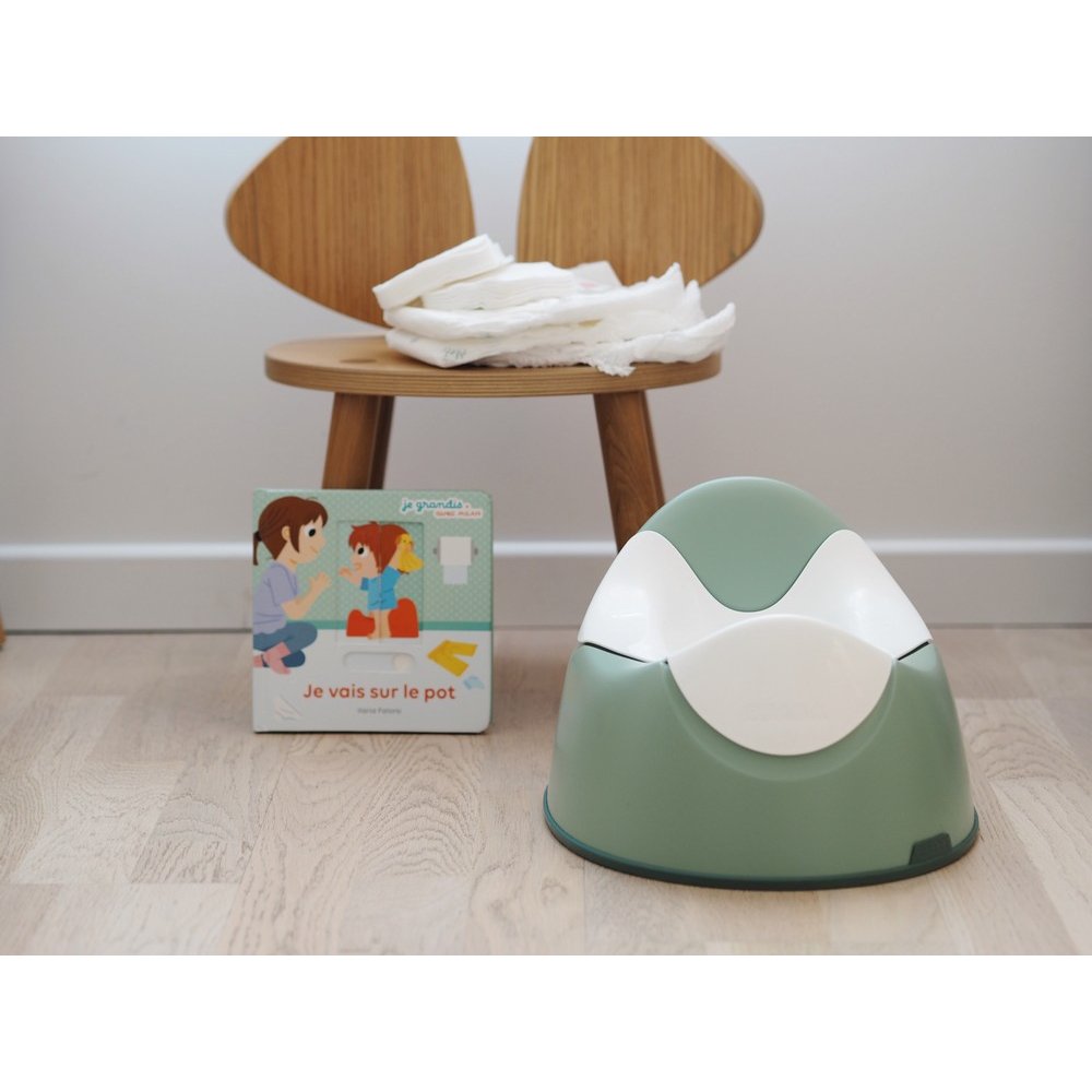 Горщик Beaba ергономічний оливковий, арт. 920394 - Зображення 5