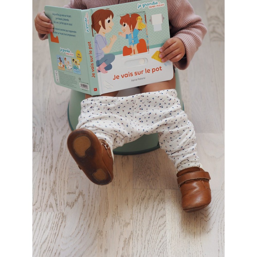 Горщик Beaba ергономічний оливковий, арт. 920394 - Зображення 9