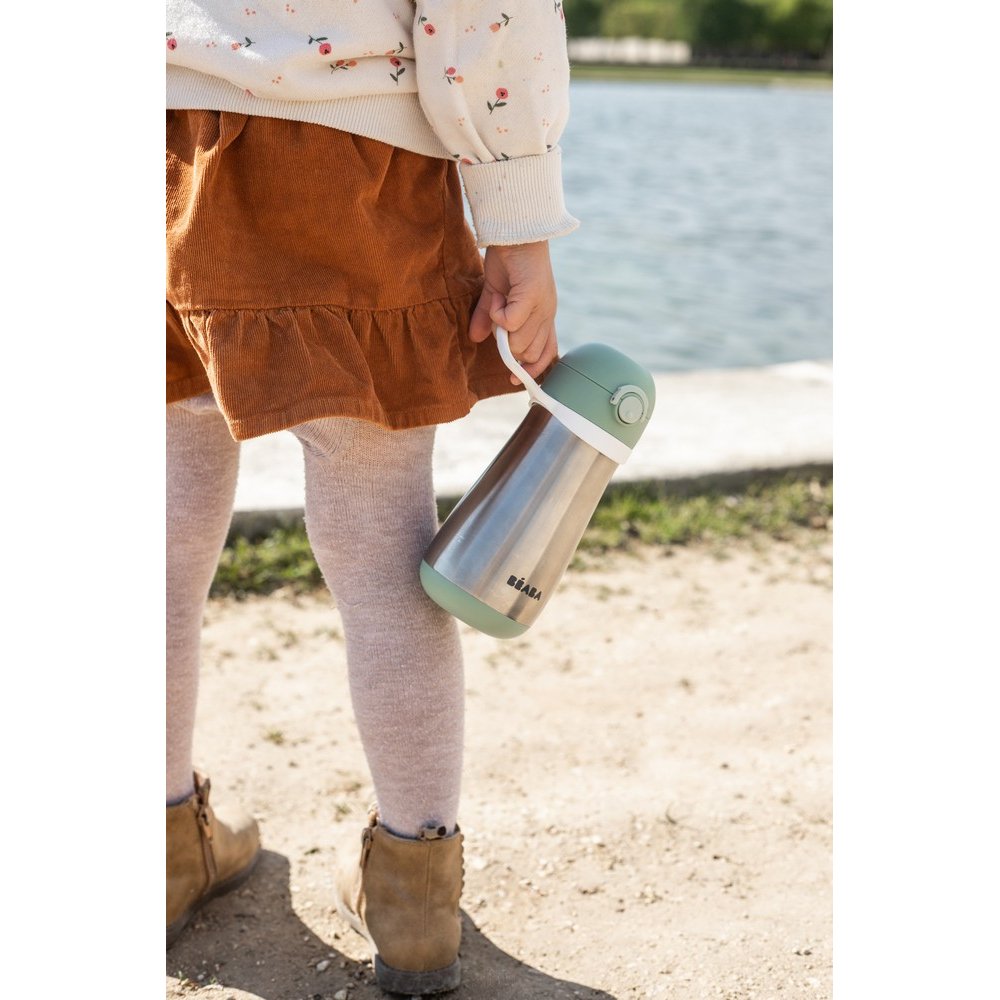 Термопоїльник Beaba металевий 350 мл зелений, арт. 913539 - Зображення 6