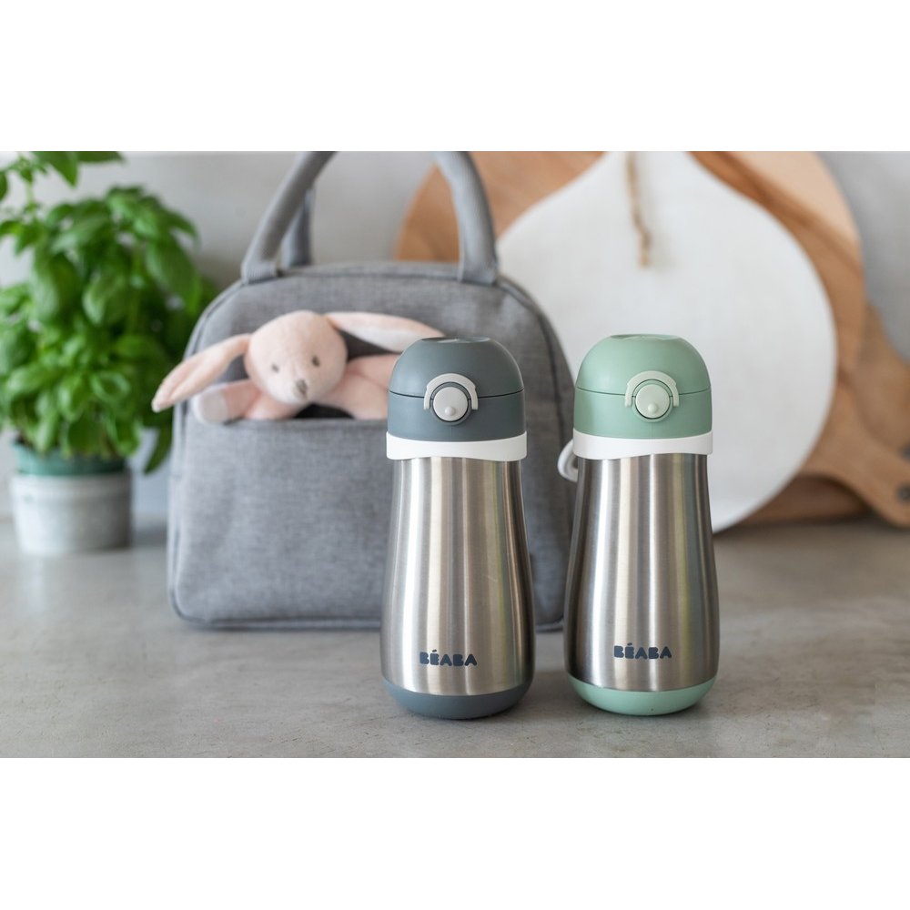 Термопоїльник Beaba металевий 350 мл зелений, арт. 913539 - Зображення 12