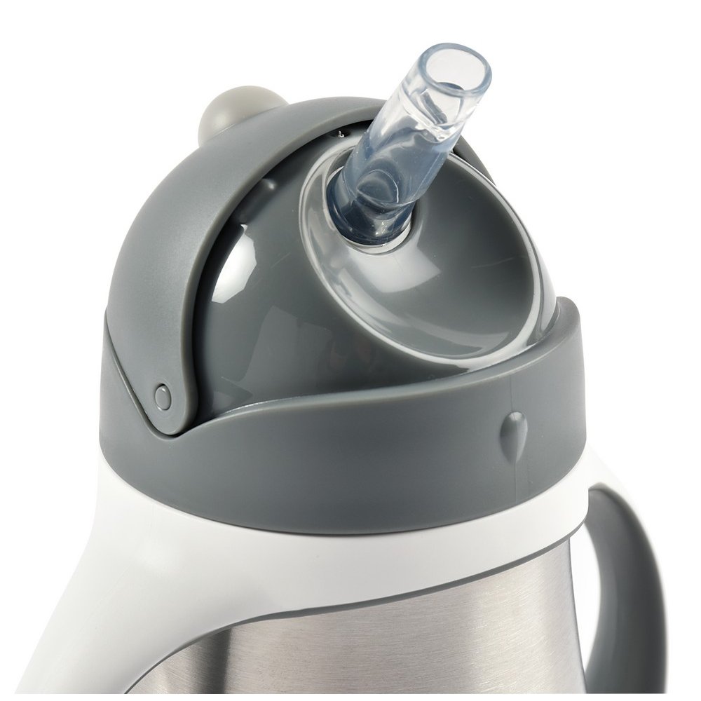 Поїльник Beaba з трубочкою металевий 250 мл сірий, арт. 913536 - Зображення 6