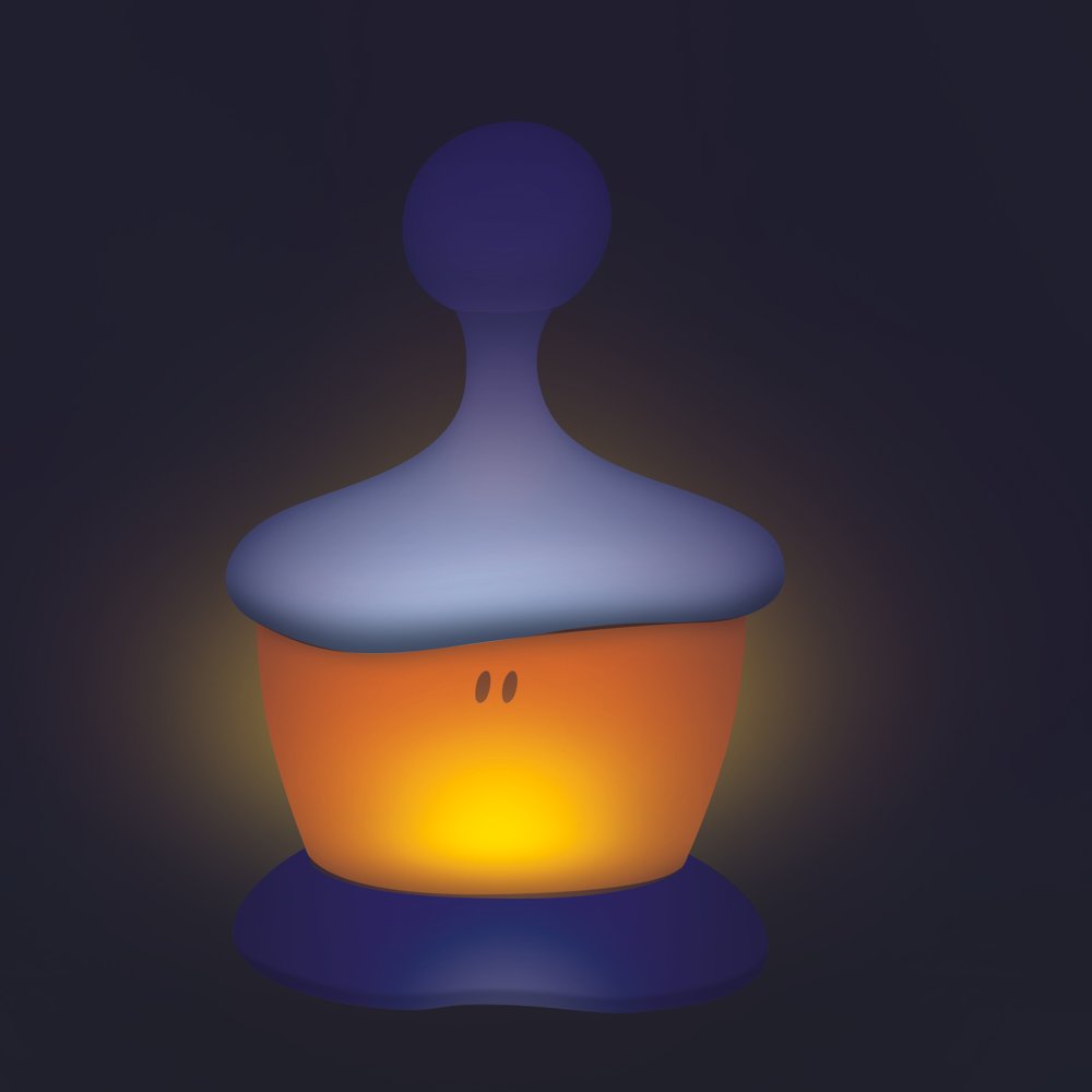 Светильник-ночник переносной Beaba Pixie mineral, арт. 930268 - Зображення 5