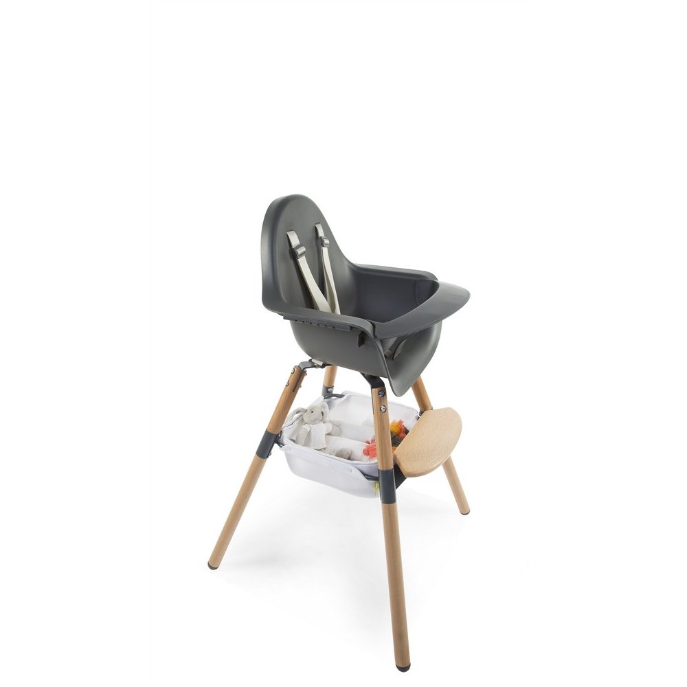 Корзина для речей до стільця для годування Childhome Evolu white, арт. CHEVOBAS - Зображення 2