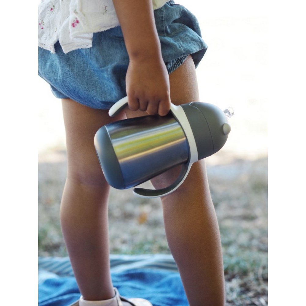 Поїльник Beaba з трубочкою металевий 250 мл сірий, арт. 913536 - Зображення 8