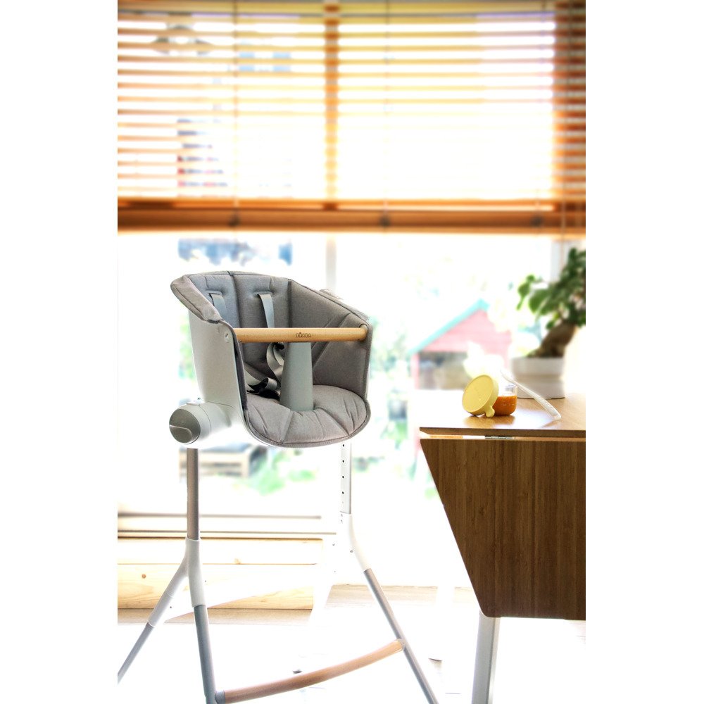 Сидіння для стільчика для годування Beaba Up & Down сірий, арт. 912554 - Зображення 3