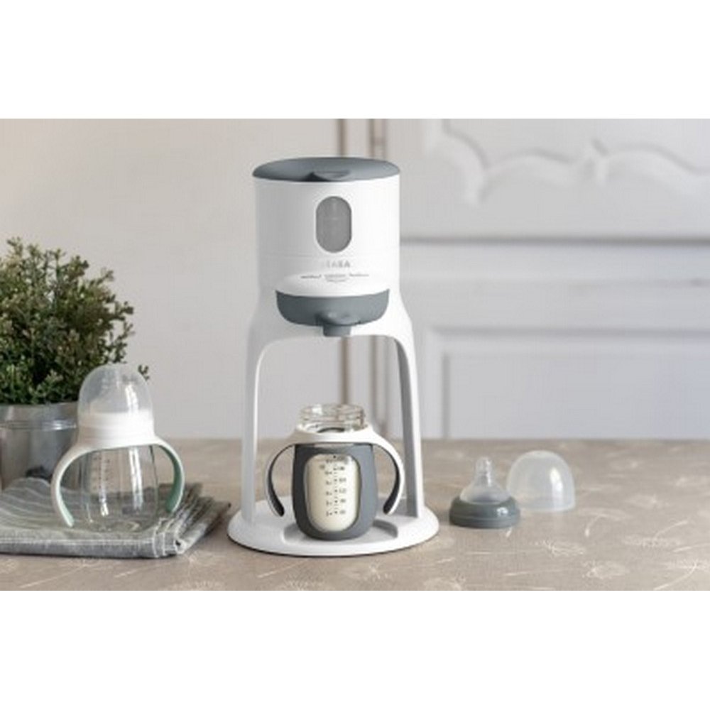 Поїльник Beaba навчальний склянний 2 в 1 210 мл сірий, арт. 913538 - Зображення 8