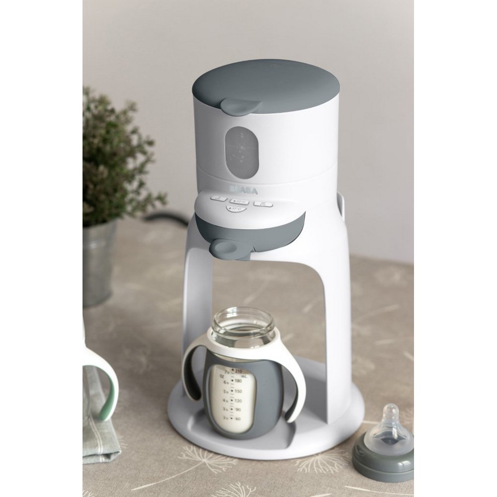 Поїльник Beaba навчальний склянний 2 в 1 210 мл сірий, арт. 913538 - Зображення 9