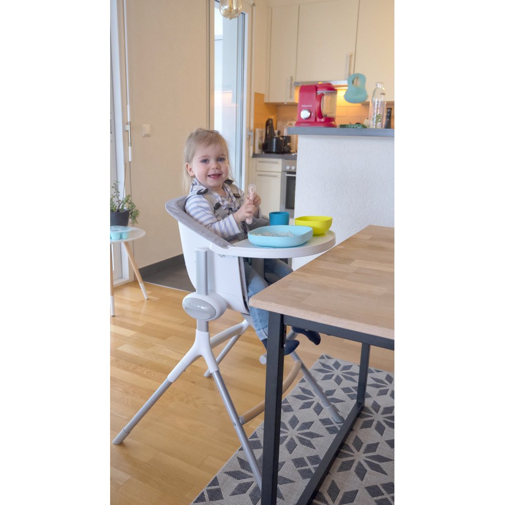 Сидіння для стільчика для годування Beaba Up & Down сірий, арт. 912554 - Зображення 5