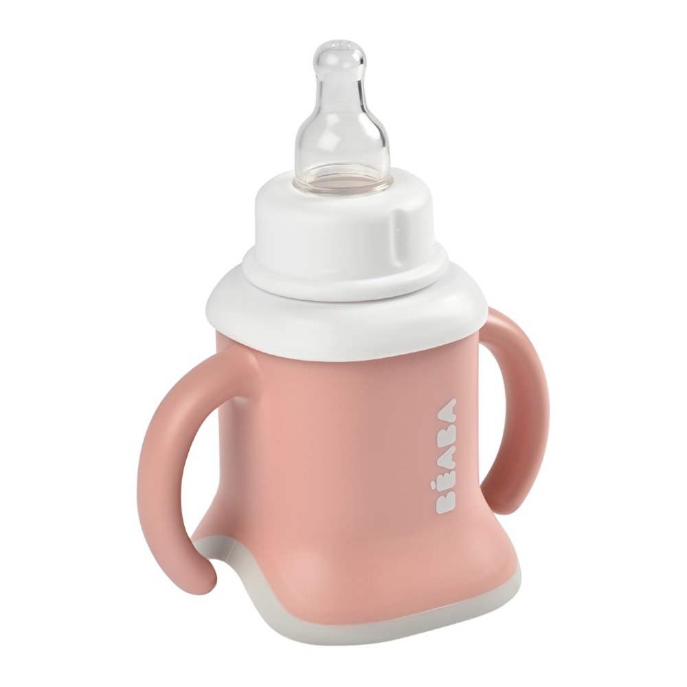 Поїльник Beaba Evoluclip навчальний 3-в-1 150 мл рожевий, арт. 913474 - Зображення 10
