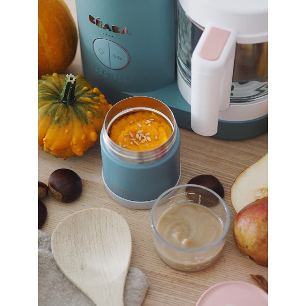 Термос Beaba для їжі 300 мл. зелений/сірий, арт. 912907 - Зображення 8