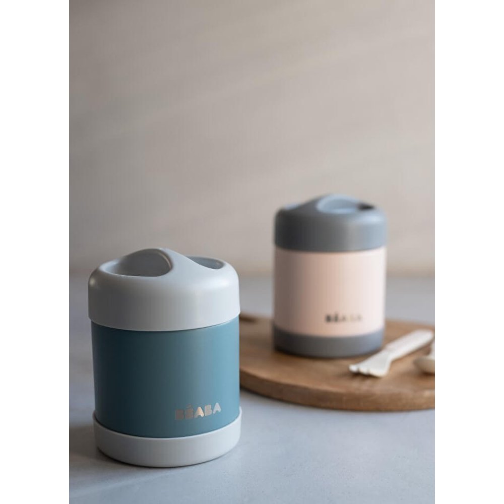 Термос Beaba для їжі 300 мл. зелений/сірий, арт. 912907 - Зображення 10