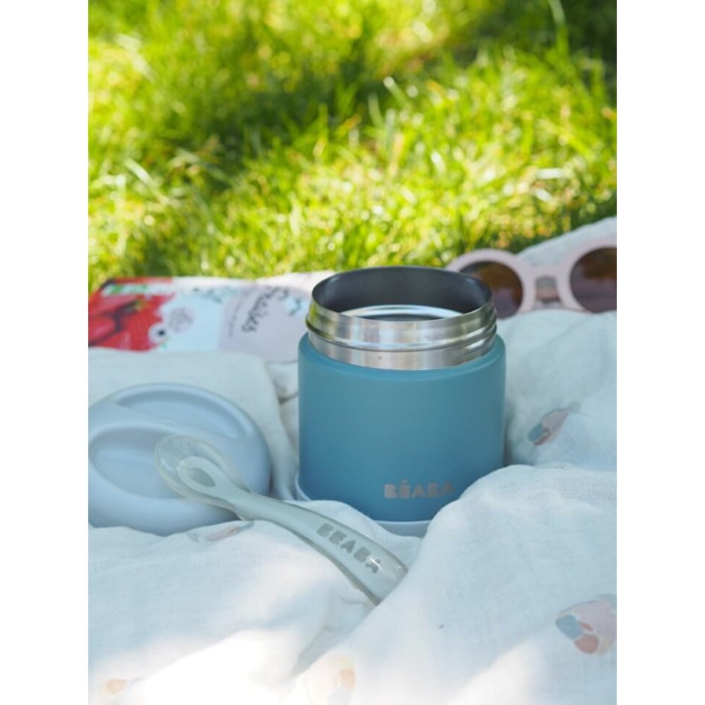 Термос Beaba для їжі 300 мл. зелений/сірий, арт. 912907 - Зображення 11
