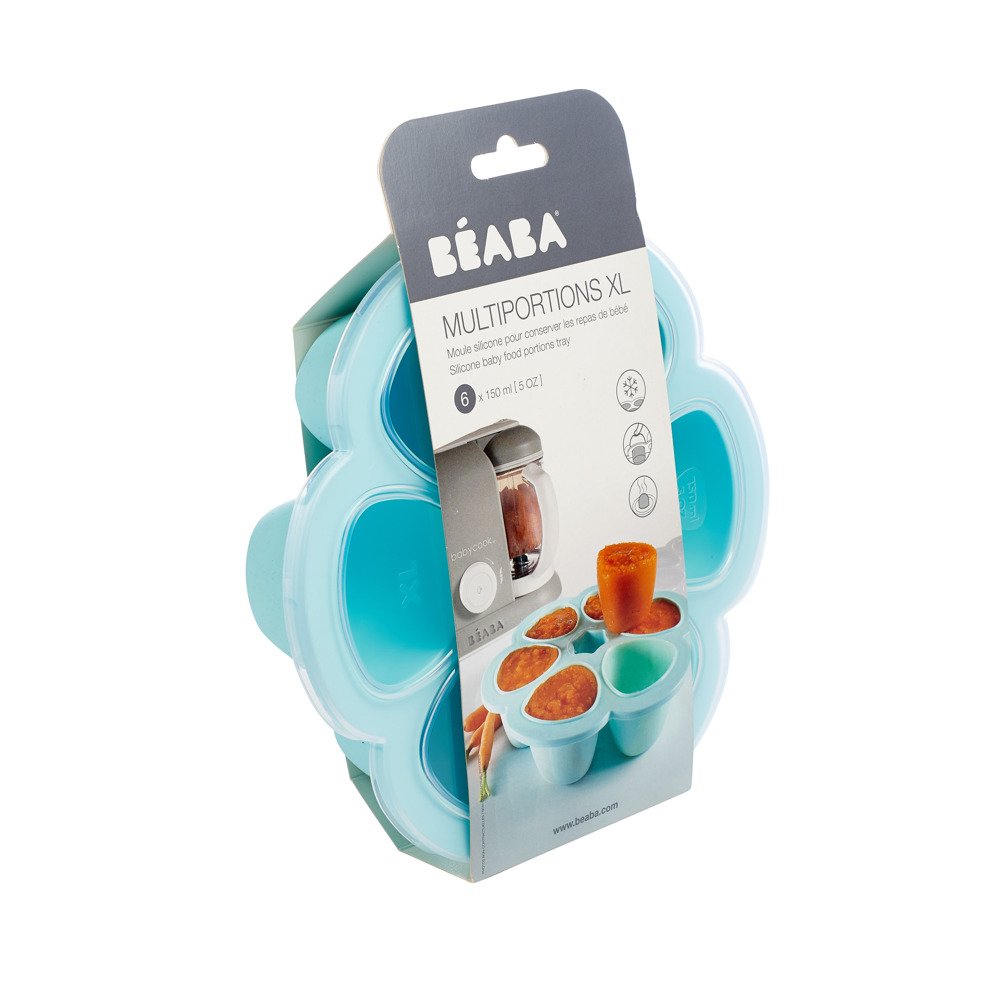 Силиконовый многопорционный контейнер Beaba 150 ml blue, арт. 912456 - Зображення 2