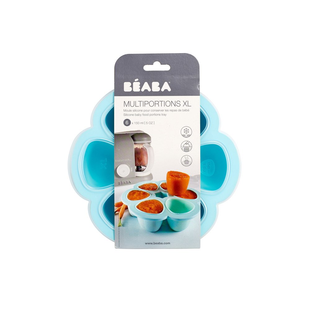 Силиконовый многопорционный контейнер Beaba 150 ml blue, арт. 912456 - Зображення 4