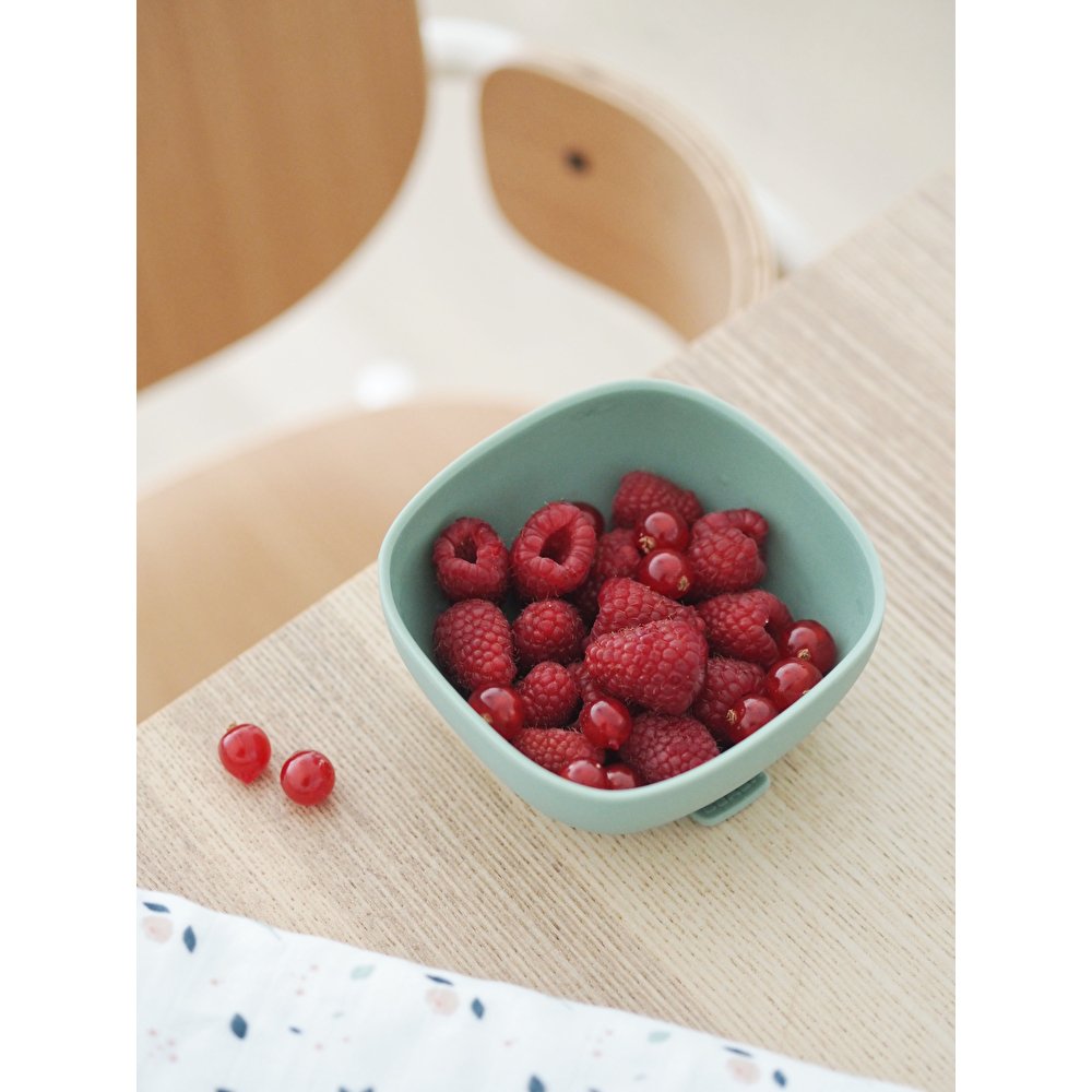 Миска Beaba силіконова на присосці 350 мл оливковий, арт. 913547 - Зображення 5