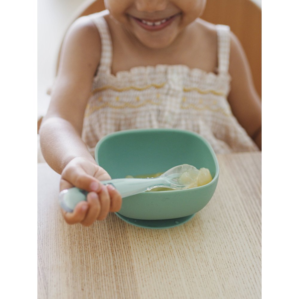 Миска Beaba силіконова на присосці 350 мл оливковий, арт. 913547 - Зображення 6