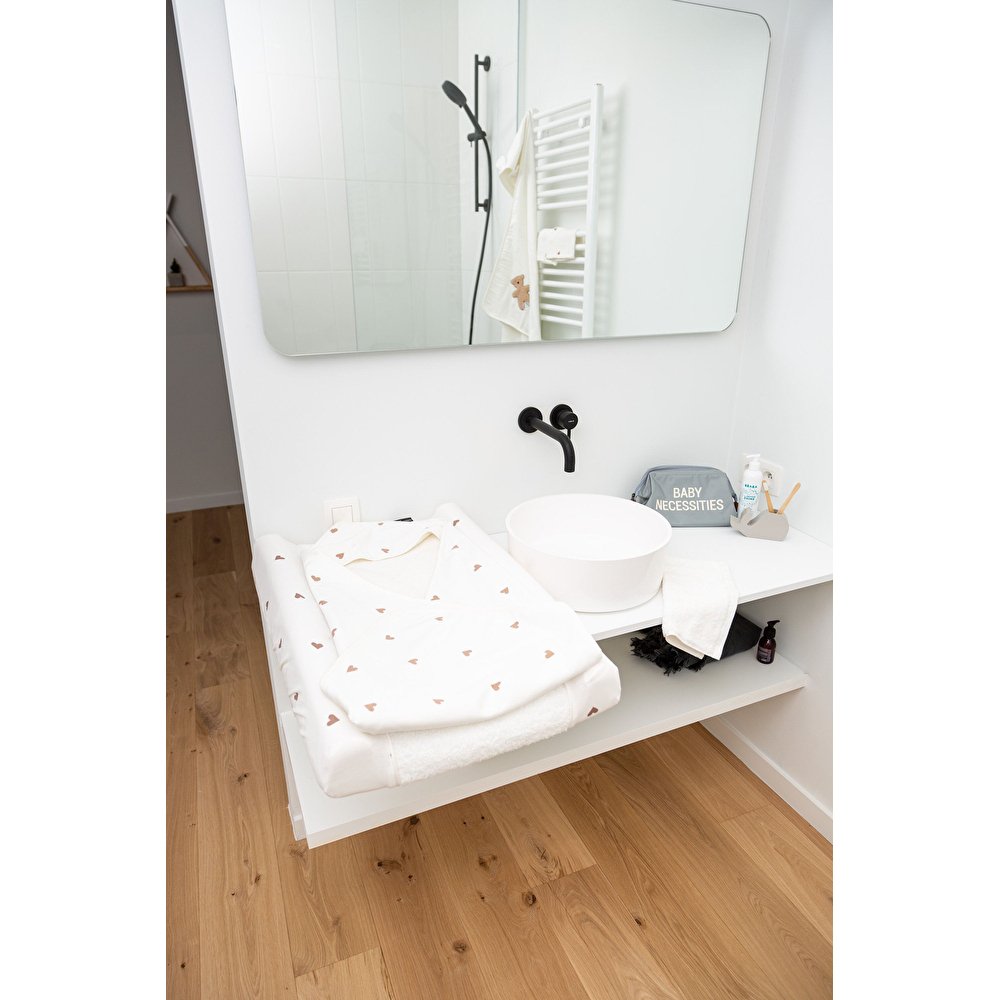 Рушник з капюшоном Childhome 80x80 hearts, арт. CCBCJOH - Зображення 5