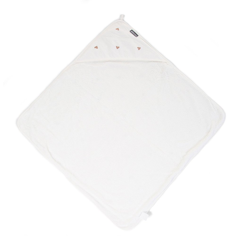 Рушник з капюшоном Childhome 80x80 hearts, арт. CCBCJOH - Зображення 7