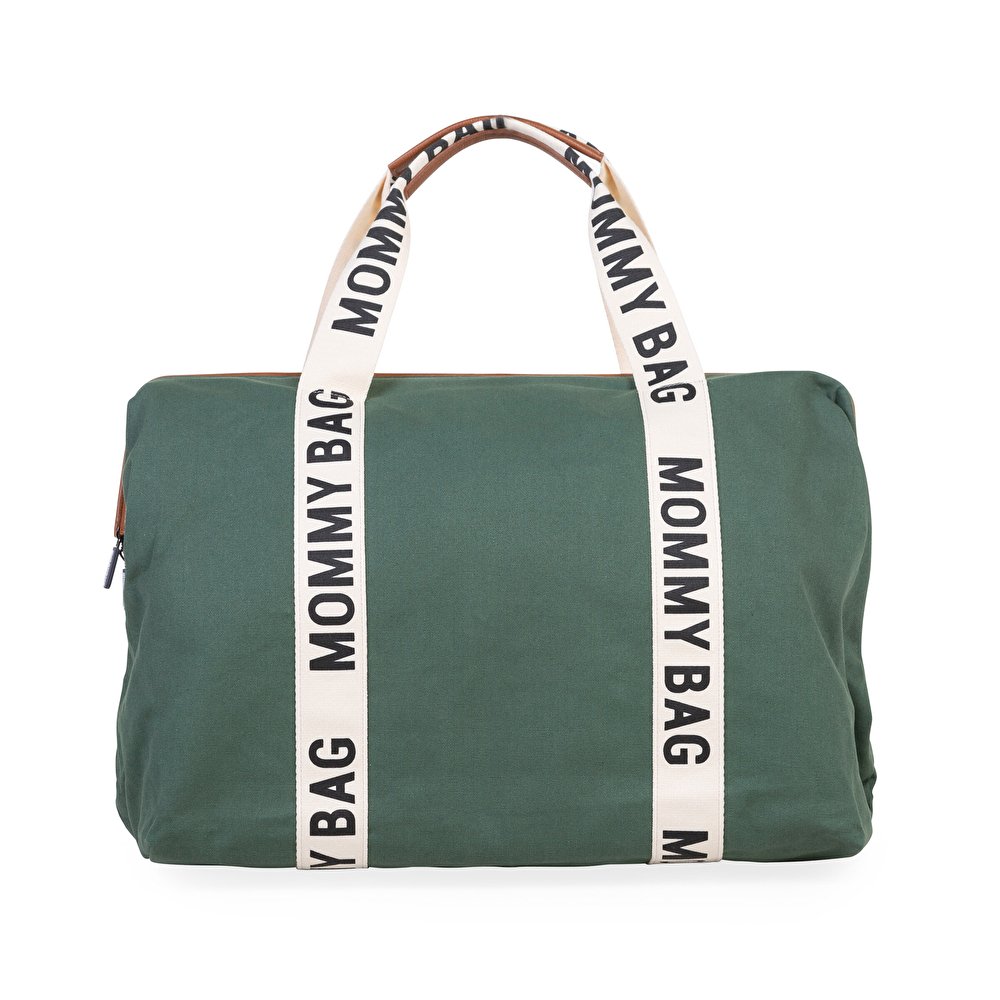 24154-sumka-childhome-mommy-bag-signature-canvas-green