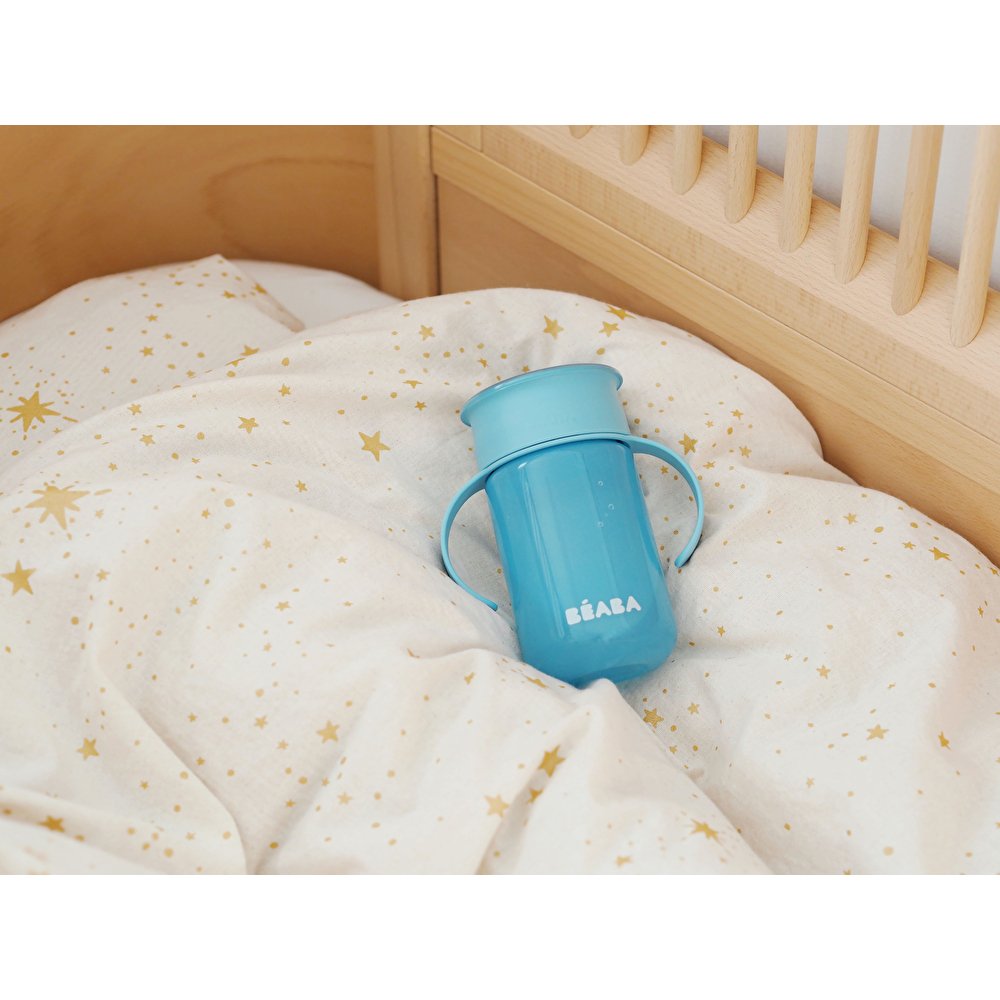 Поїльник - непроливайка Beaba 360° 340 мл блакитний, арт. 913572 - Зображення 15