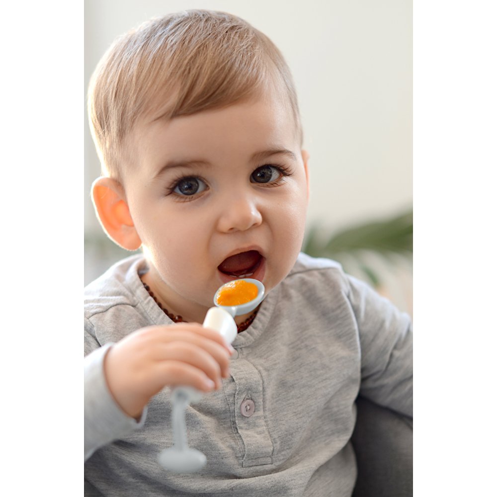 Ложка Beaba 360 8+ сірий, арт. 913569 - Зображення 4