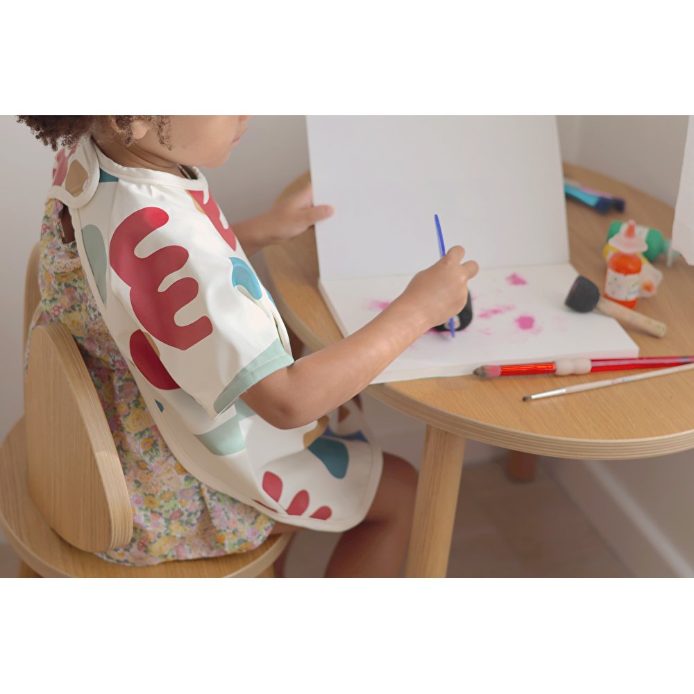 Нагрудник - фартух Beaba з рукавами різнобарвний, арт. 913576 - Зображення 2