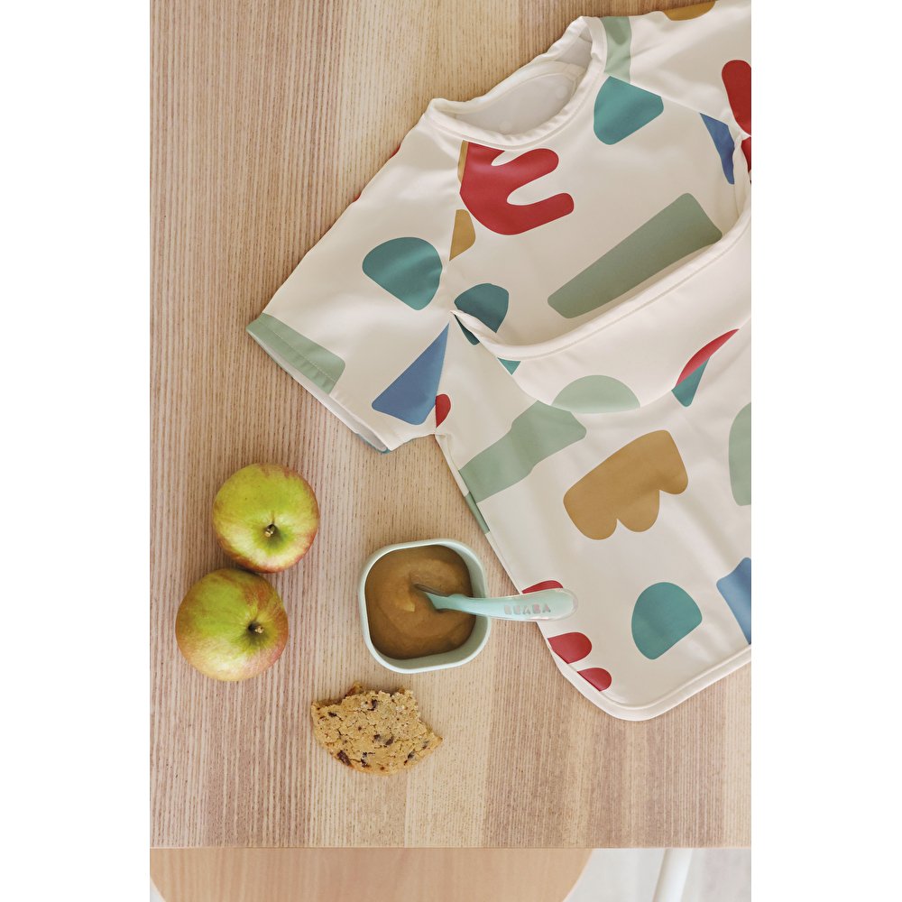 Нагрудник - фартух Beaba з рукавами різнобарвний, арт. 913576 - Зображення 8