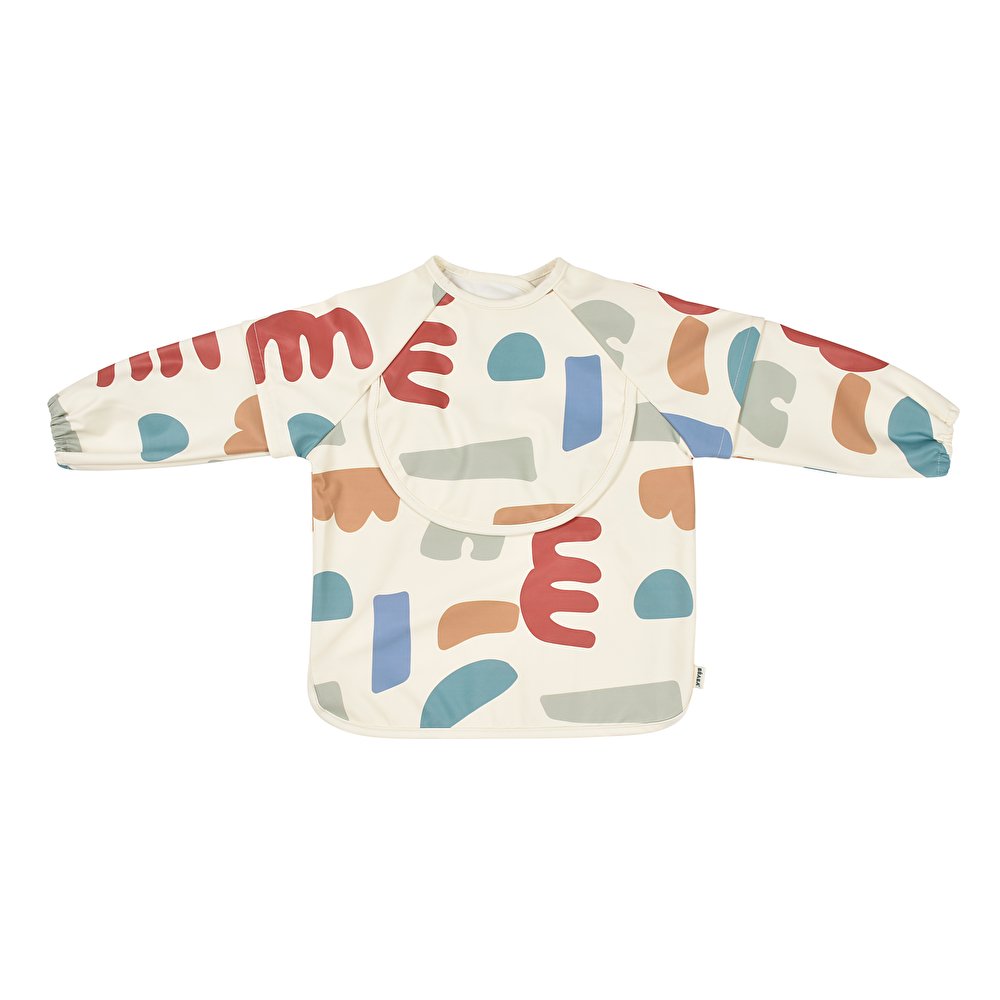 Нагрудник - фартух Beaba з рукавами різнобарвний, арт. 913576 - Зображення 9