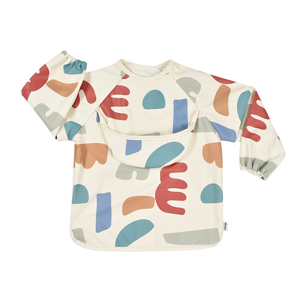 Нагрудник - фартух Beaba з рукавами різнобарвний, арт. 913576 - Зображення 10