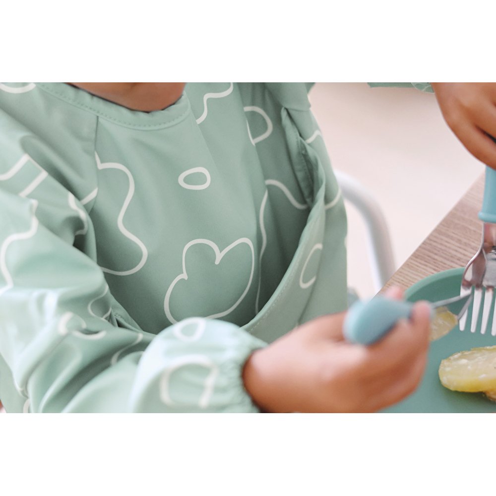 Нагрудник - фартух Beaba з рукавами зелений, арт. 913577 - Зображення 8