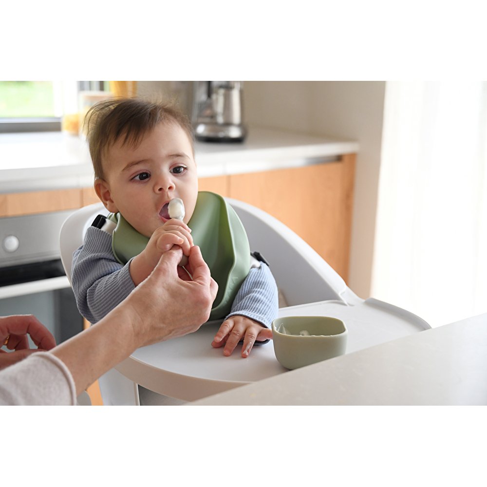 Набір ложок Beaba силіконових BLW 2 шт. 4+ червоний/сірий, арт. 913579 - Зображення 7