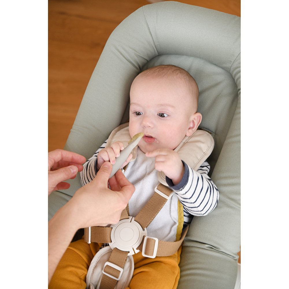 Набір ложок Beaba силіконових BLW 2 шт. 4+ червоний/сірий, арт. 913579 - Зображення 8