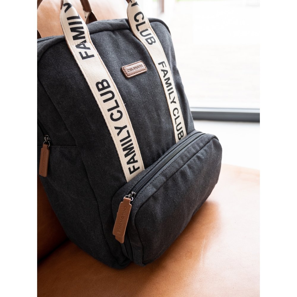 Рюкзак Childhome Family club canvas black, арт. CWBPSCBL - Зображення 10